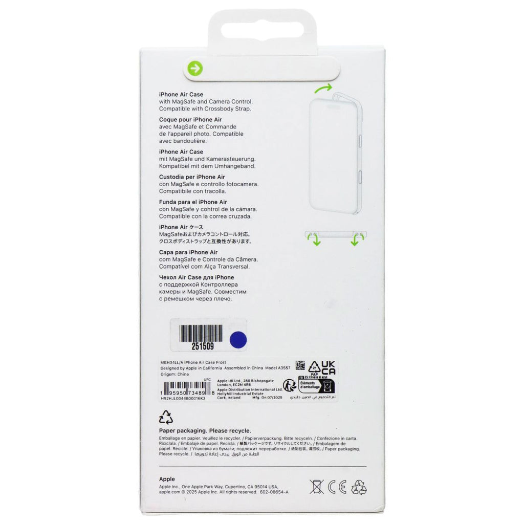 Apple Official Case for MagSafe with Camera Control for iPhone 17 Air - Frost - New - Image 5