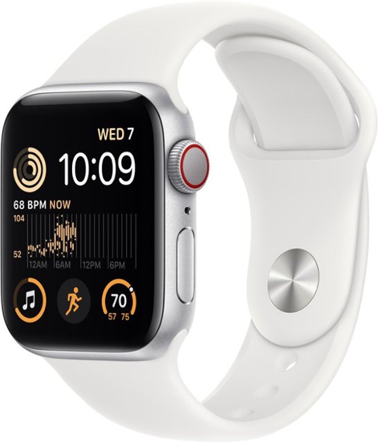 Apple Watch SE 2 44MM Silver (GPS + Cellular) - Image 2