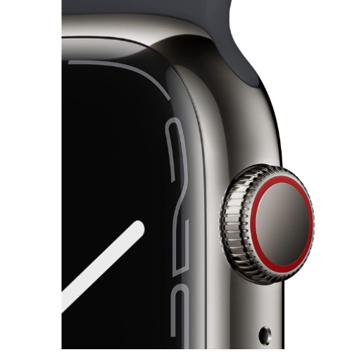Apple Watch Series 7 41MM Graphite Stainless Steel (GPS + Cellular) - Image 2
