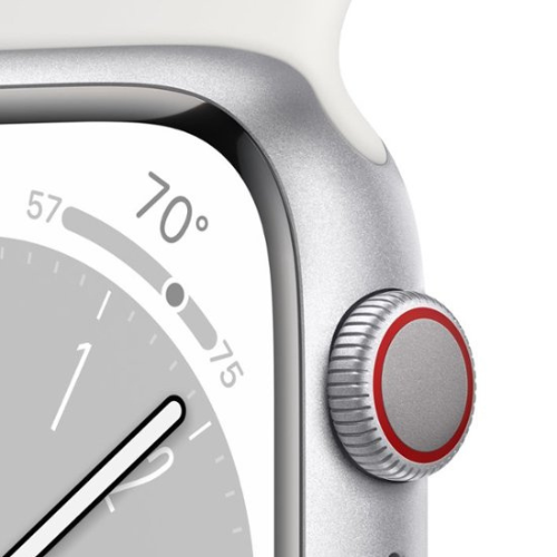Apple Watch Series 8 45MM Silver (GPS + Cellular) - Image 3