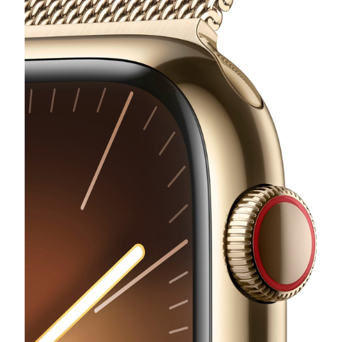 Apple Watch Series 9 45MM (GPS + Cellular) - Gold Stainless Steel - Image 3