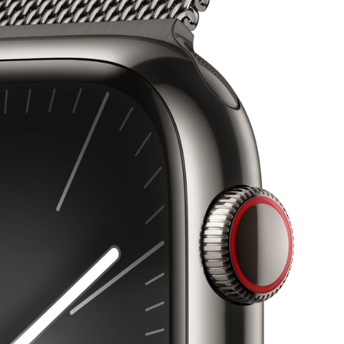 Apple Watch Series 9 45MM (GPS + Cellular) - Graphite Stainless Steel - Image 3