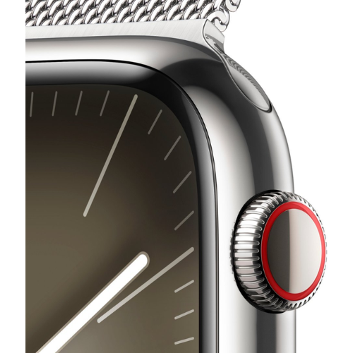 Apple Watch Series 9 45MM (GPS + Cellular) - Silver Stainless Steel - Image 3
