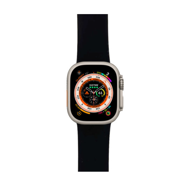 Apple Watch Ultra 2 49MM (GPS + Cellular) Natural Titanium + Silicone Band - Image 2