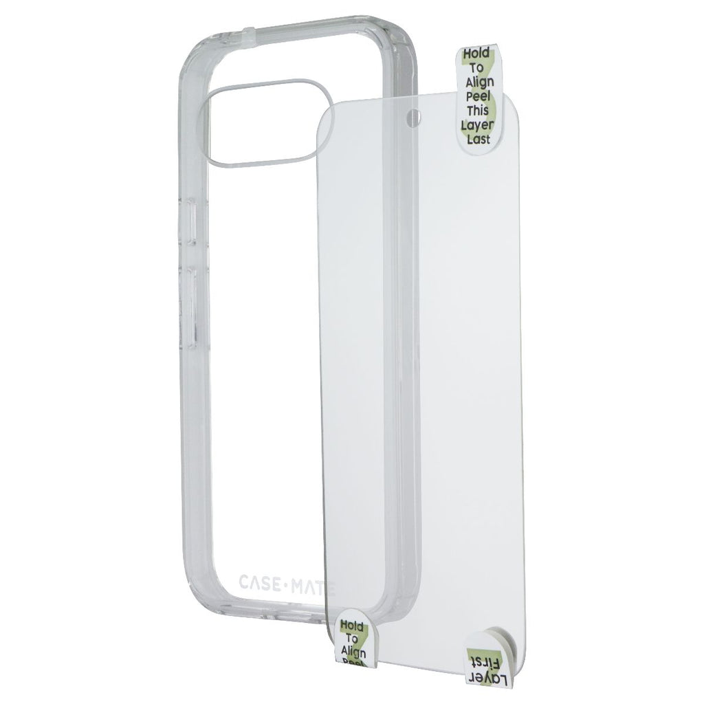 Case-Mate Tough Case + Screen Protector Bundle for Google Pixel 9a - Clear - New