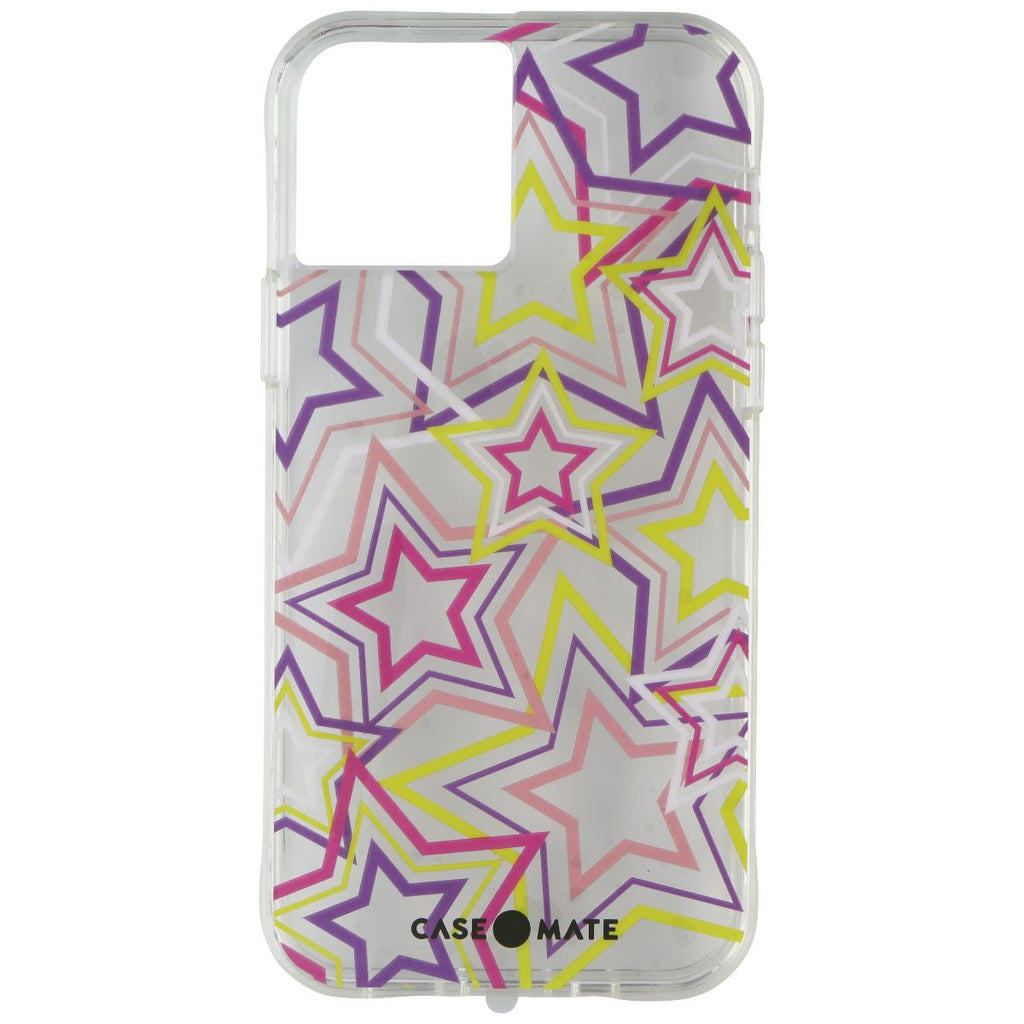 Case-Mate Hardshell Case for Apple iPhone 12 / iPhone 12 Pro - Neon Stars/Clear - New - Image 2