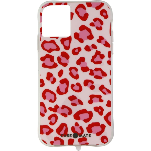 Case-Mate Prints Series Case for Apple iPhone XR / iPhone 11 - Red Pink Leopard - Image 2