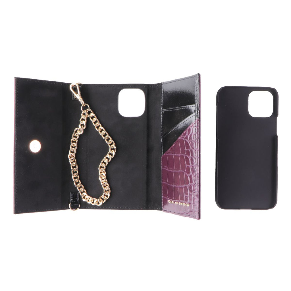 iDeal of Sweden Studio Clutch Wallet Case for Apple iPhone 12/12 Pro - Plum - New - Image 4