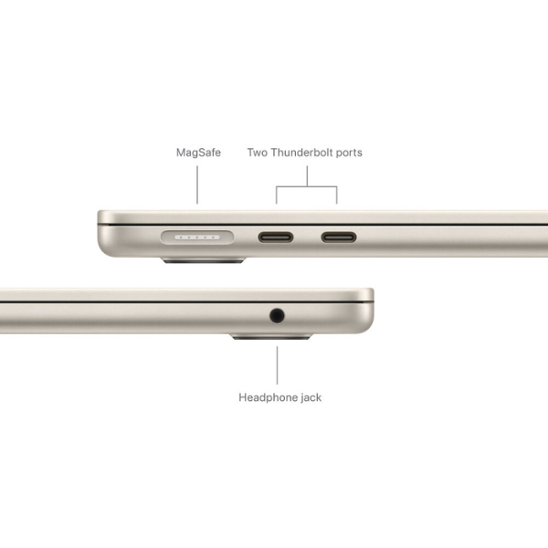 Apple MacBook Air M3 13-inch 256GB 8GB RAM 8-Core CPU 8-Core GPU (2024) Starlight - Image 4