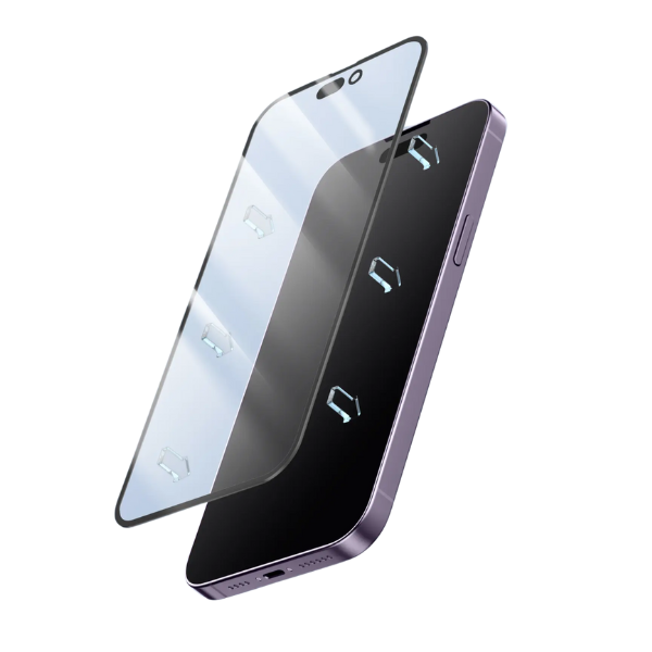 Plug - Preinstalled Tempered Glass Screen Protector for iPhone 12 and 12 Pro