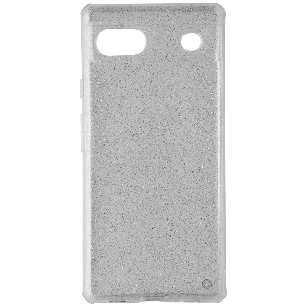 Quikcell Icon Silver Shimmer Case for Google Pixel 6a - Glitter/Clear - New - Image 2