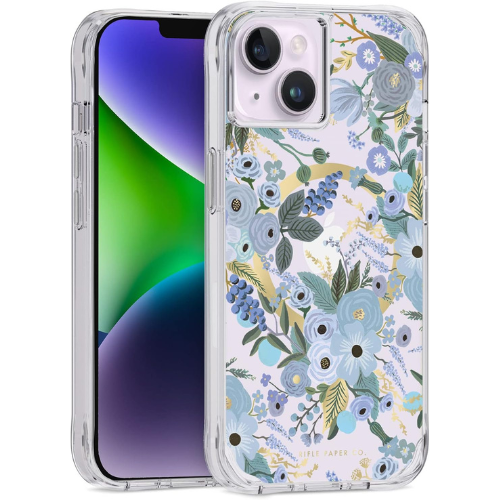 Case-Mate Rifle Paper Co. Case (MagSafe) - Garden Party Blue - iPhone 14 Plus - Image 2