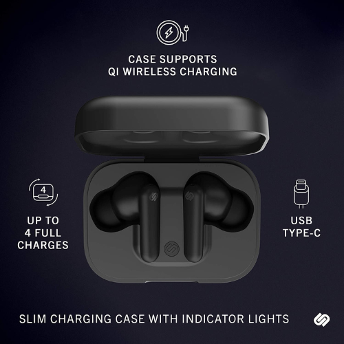 Urbanista London True Wireless Earbuds Headphones with Active Noise Cancelling - Black - Image 4