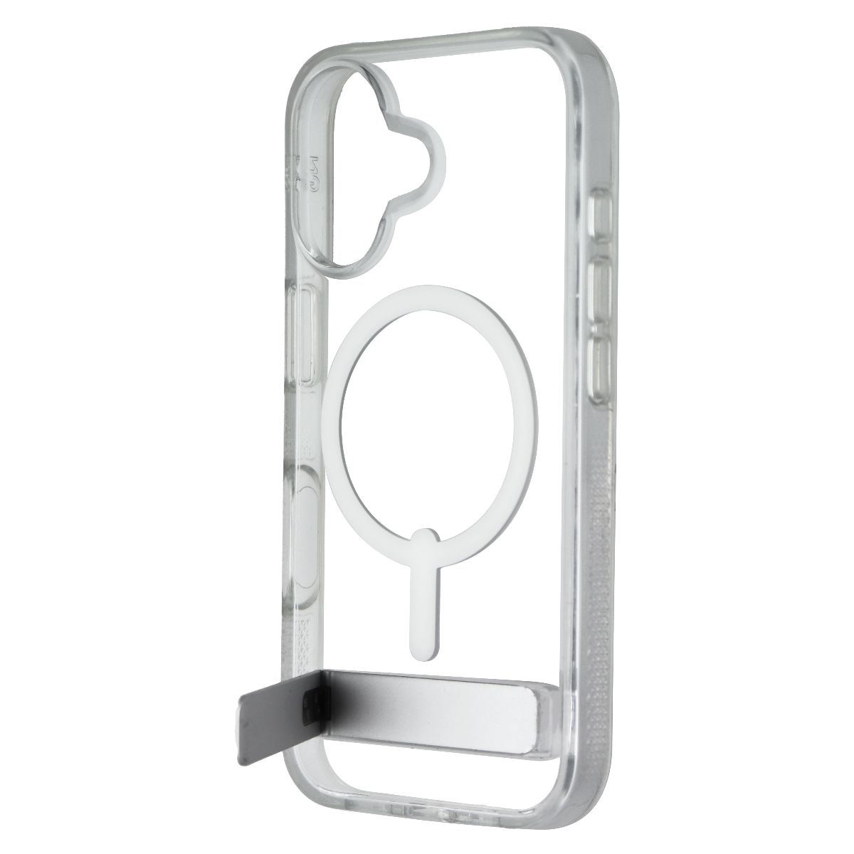 ZAGG Crystal Palace Snap Kickstand Case for MagSafe for Apple iPhone 16 - Clear - New