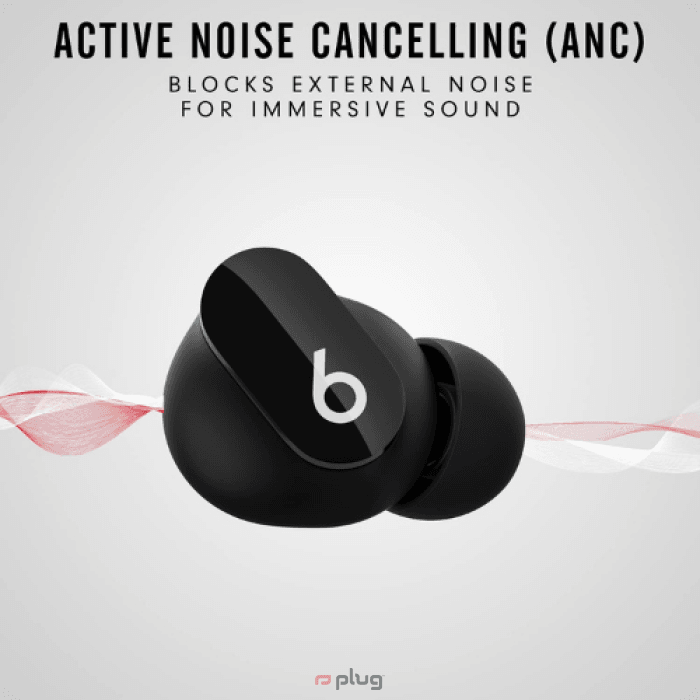 Beats Studio Buds - True Wireless Noise Cancelling Earphones - Black (Brand New) - Image 6