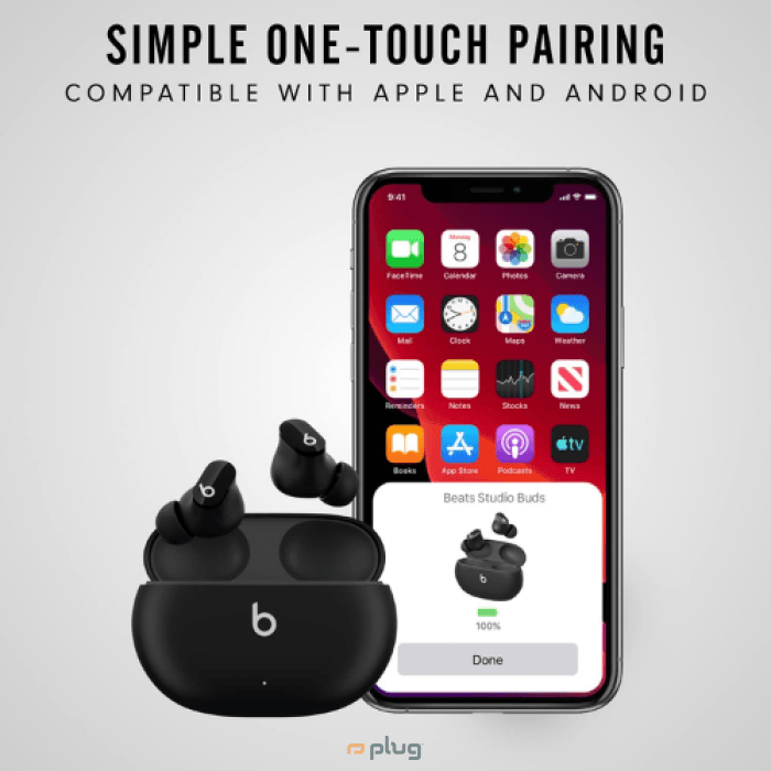 Beats Studio Buds - True Wireless Noise Cancelling Earphones - Black (Brand New) - Image 7