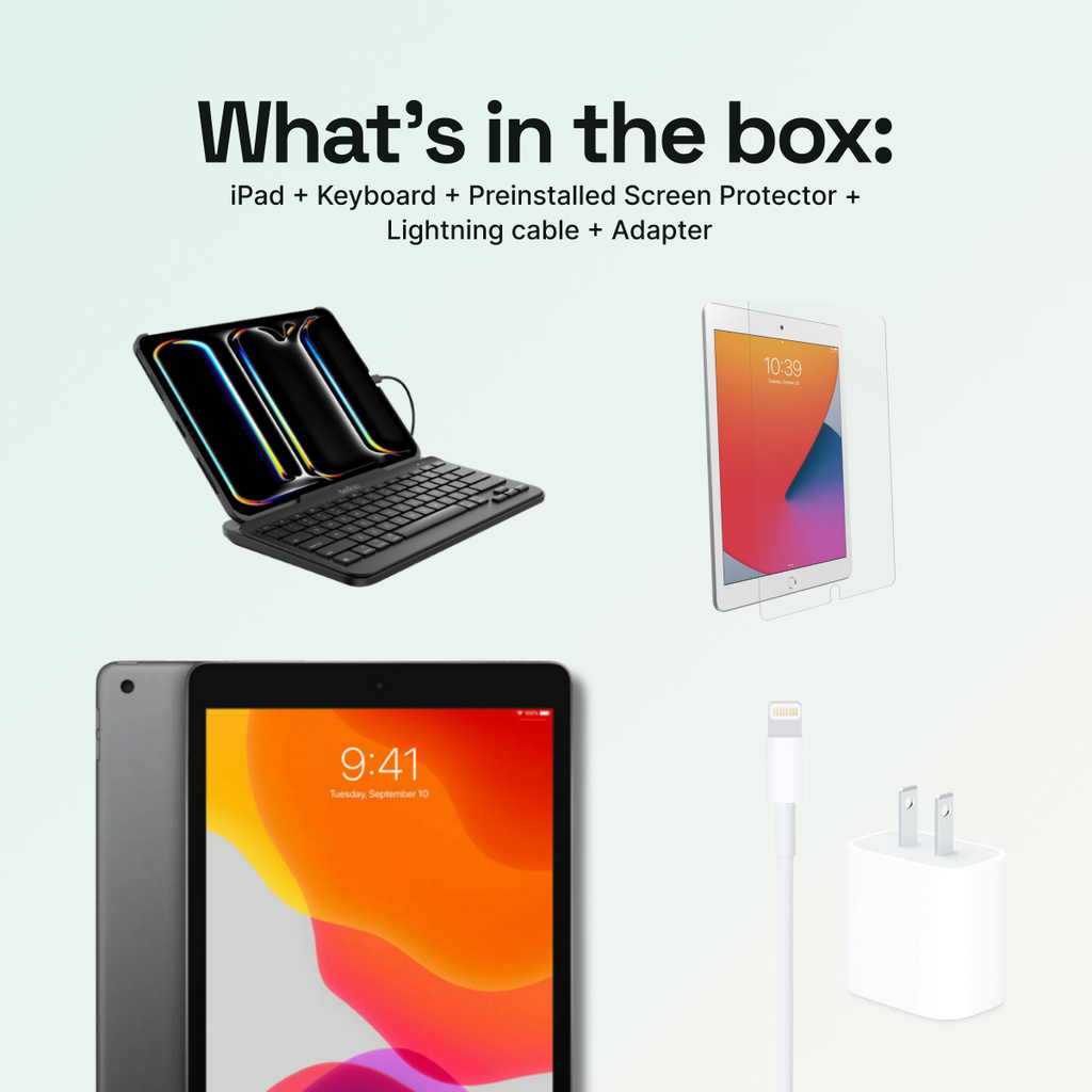 iPad 7th Gen + Belkin Keyboard - Pack - Image 5