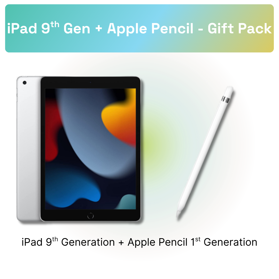 iPad 9th Gen + Apple Pencil - Gift Pack