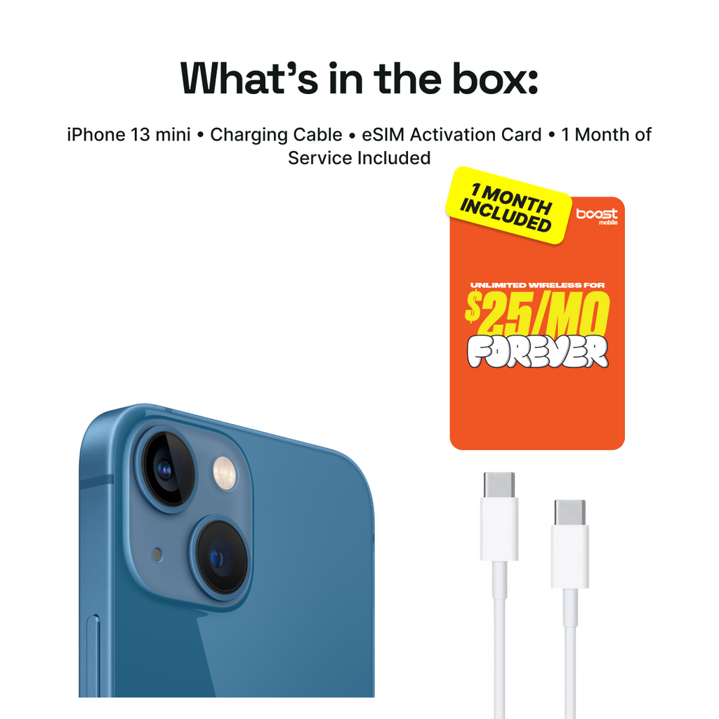iPhone 13 mini Connected Pack (Unlocked) + 1 Month Boost Mobile - Image 2