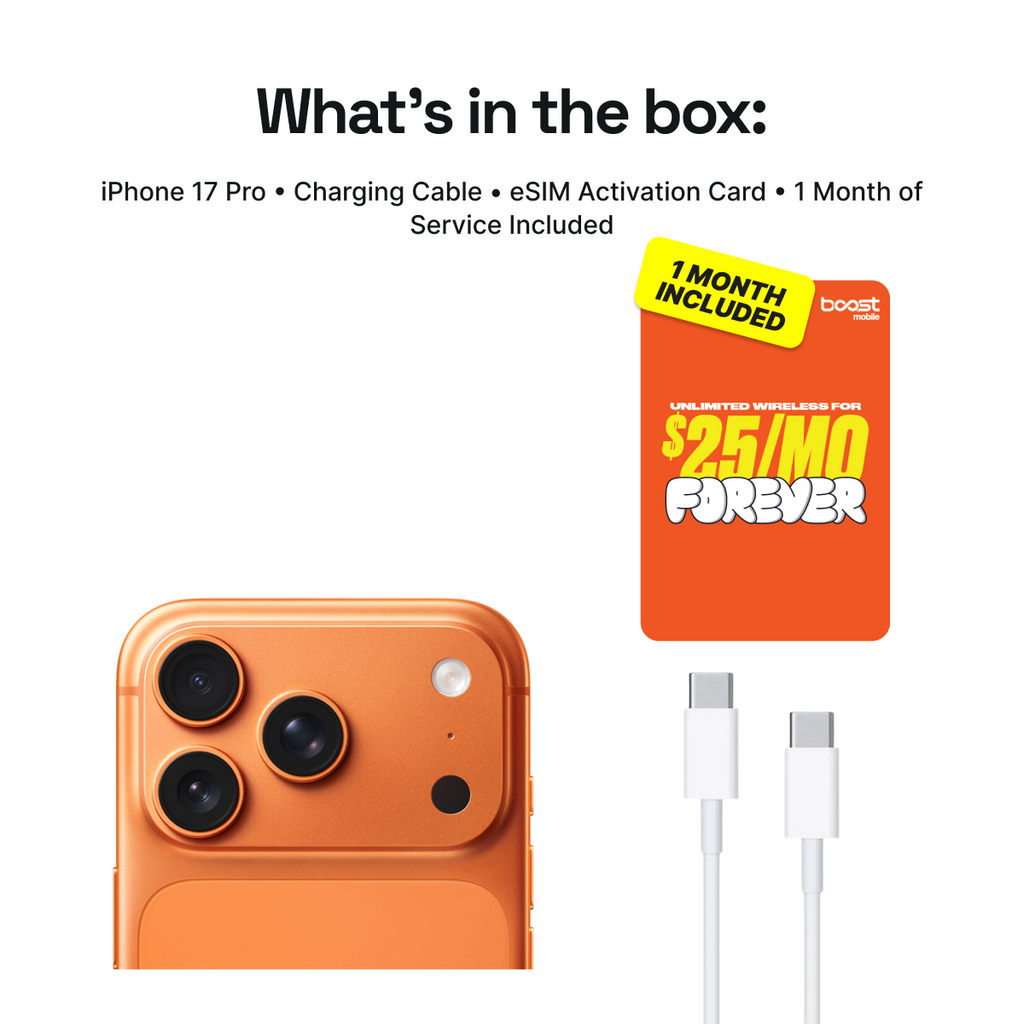 iPhone 17 Pro Connected Pack (Unlocked) + 1 Month Boost Mobile - Image 2
